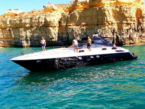 Princess V55 Motor Yacht Charter - Luxury Sunset Cruise Vilamoura Algarve