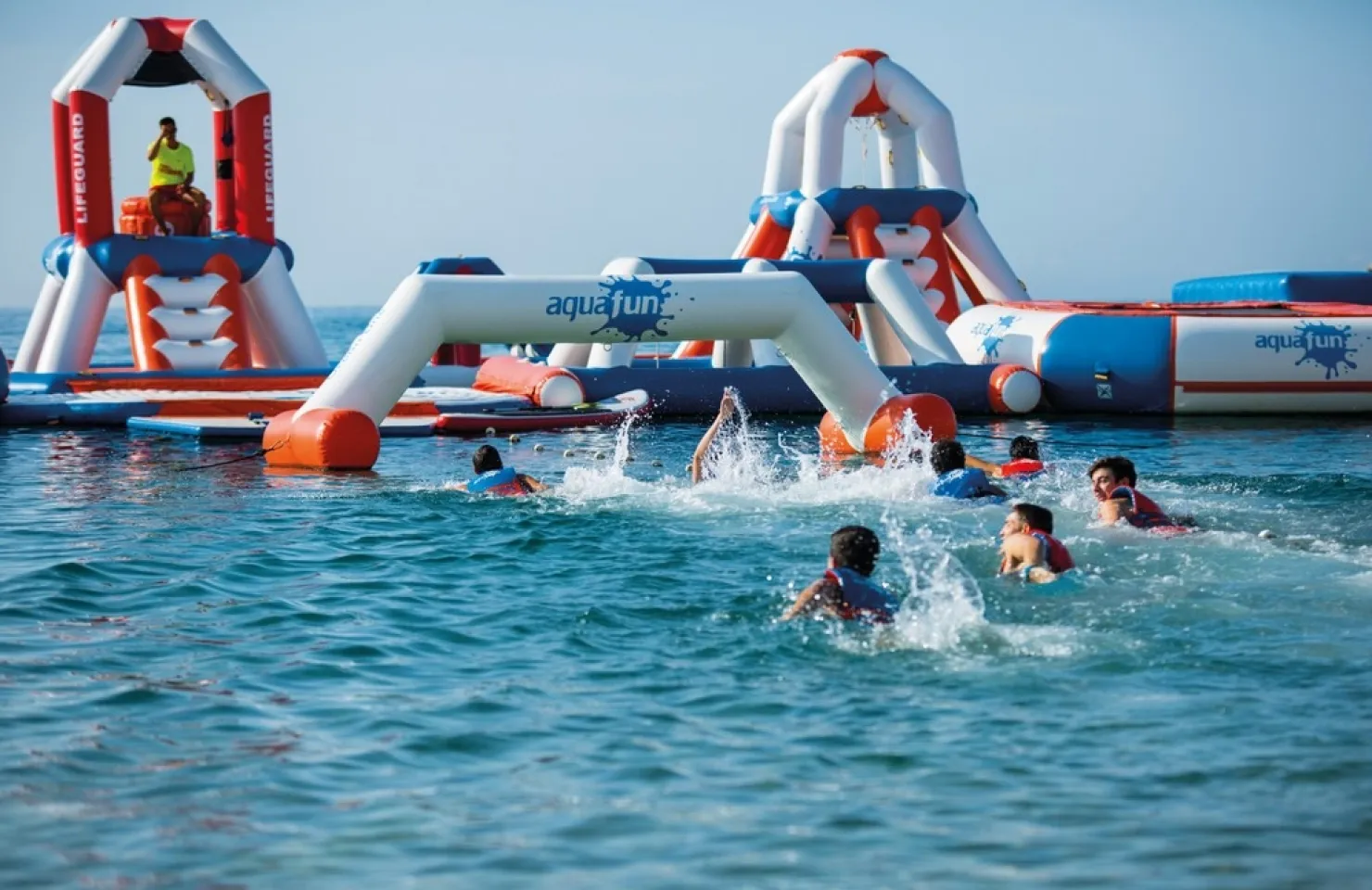Inflatable Waterpark on the sea - Algarve Water Sports Centre