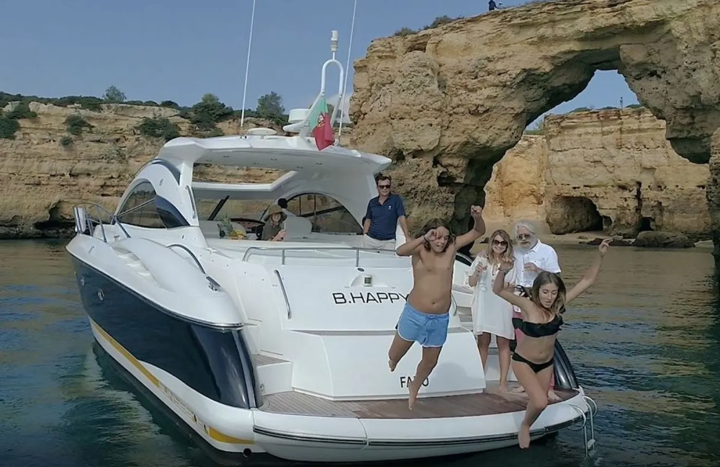 B.Happy Sunseeker 50' - Luxury Charter Yachts Algarve