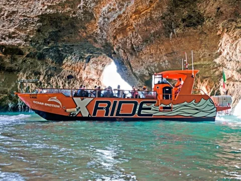 X Ride Passeio de Barco às Grutas de Benagil e Golfinhos