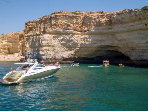 Morning Cruise to Caves - Catamaran for private charter in Vilamoura