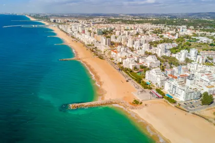 Beaches in Quarteira